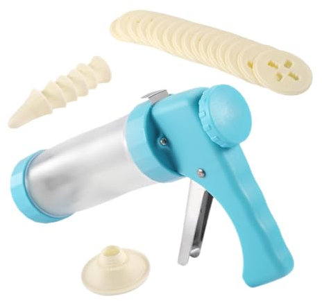 Amosfun Cookie Press Set Discs Tips Baking Pastry Tools DIY Biscuit Cake Decorator
