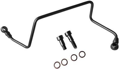 Hajus 1151578 Ölleitung Vorlaufleitung Turbolader Kompatibel mit Citroen Berlingo C2 C3 II C4 C5 Mazda 3 Mini R56 Peugeot 206 307 407 1007 3008 5008 Partner Volvo C30 S40 II S80 II V50 V70 0379.68