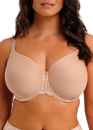 Fantasie Women's Emmaline Underwire Molded Spacer T-Shirt Bra, Natural Beige, 34E