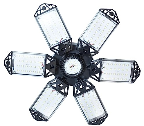 STOBOK 150w Led Ceiling Fan Light Garage Light Easy to Use Types for Indoor and Outdoor Tent Camping