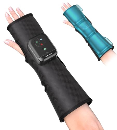 Comfytemp 3-in-1 Hand Massager for Improved Circulation & Comfort, Portable Cordless Heated Massage with Compression for Palm Wrist Forearm, Designed to Soothe Hand & Wrist Discomfort