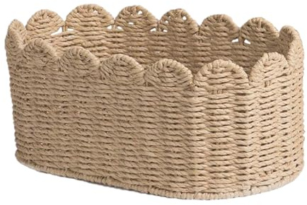 Petit Panier de Rangement | Corbeille Déco Mignonne | Boîtes et Bacs pour Chambre d'Enfant, Salle de Bain, Entrée, Dressing, Cuisine