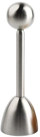 Premium Stainless Steel Egg Topper, Precision Egg Cracker & Shell Remover, Easy Operation Kitchen Tool for Soft Boiled, Hard Boiled and Raw Eggs, Dishwasher Safe