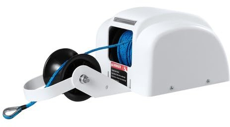 Anker Seilwinde Elektrische Ankermaschine Freifall-Elektroankerwinde FüR Salzwasserboote Mit Funkfernbedienung Ankerwinde Salzwasserboot Mit Fernbedienung Winde Salzwasser Fernbedienu 45LBS 20Kg 12V