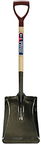 Spear & Jackson 2521VC Randschaufel mit quadratischem Blatt Nr. 4 und offener Dülle