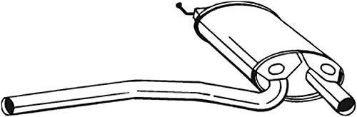 Bosal 105-165 Mittelschalldämpfer