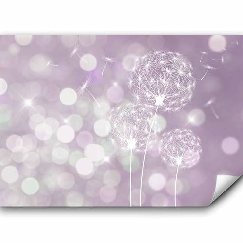murando - Fototapete Vlies Abstrakt violett Lavendel, 400x280 cm, 3D-Effekt | Full HD Druck, 3D-Effekt, lichtbeständige Farben, ideal fürs Wohn- oder Schlafzimmer, schnelle Montage, lichtbeständig, edel