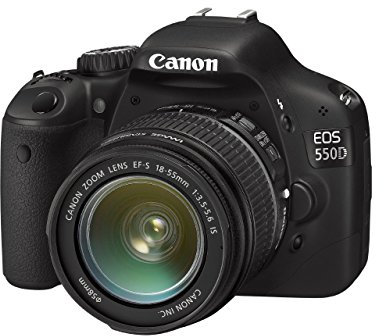 Canon EOS 550D Digital SLR Twin Zoom Kit EF-S 18-55 mm 1:3.5- 5.6 IS Lens & EF-S 55-250mm f/4.5-5.6 IS Lens (Renewed)