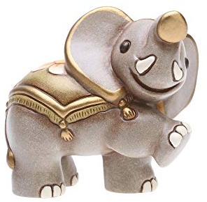 THUN - Statuina Presepe Elefante - Decorazioni Natale Casa - Linea Presepe Classico - Ceramica - 7 h cm