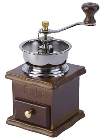 Vintage Manuel À La Main À Manivelle Hêtre Bois Poivre Moulin À Café En Céramique Meule Rouleau Café Moulin Outils De Café Australie