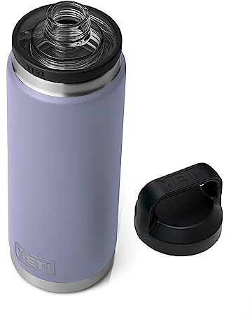 YETI Rambler 26 oz Bottle, Vacuum Insulated, Stainless Steel with Chug Cap, Cosmic Lilac