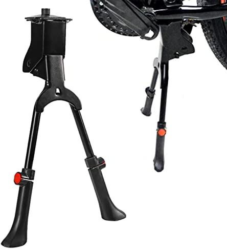 Sloane Zweibein-Ständer | Fahrradständer,Seitenständer mit doppelter Seitenstrebe,Zweibeinständer höhenverstellbar 26-29,Fahrradständer Mountainbike Schneemobil Fußstütze