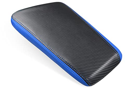 Parti decorative della scatola del bracciolo Auto Accessori Interni Auto Box Bracciolo Della Copertura Sinistra Timone Bracciolo Di Controllo Centrale Contenitore Pad Per Kia EV6 2022 ( Color : Blu )