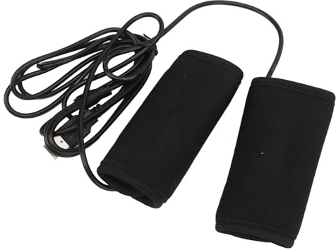 Cubierta de Empuñadura de Motocicleta, DC5V, Almohadilla de Cubierta de Empuñaduras Calefactables para Motocicleta, Interfaz USB, Agarre de Manillar, (Sin interruptor de control