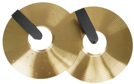 LOVIVER Crash-Becken, Hi-Hat-Becken, Handbecken, schweres Becken, Percussion für Bühnenshow-Spieler, 250MM