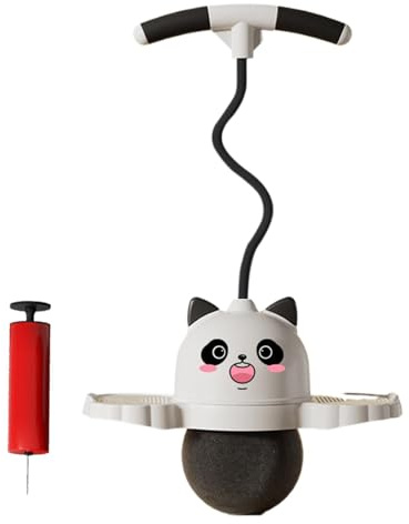 Generisch Jumping Ball Toy, Panda Hopping Stick Ball, 31.5 Inches Balance Bouncing Toy, Air Pump Included, Portable and Fun, Ideal for Indoor & Outdoor Play, Travel