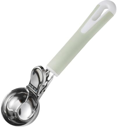 Eislöffel - Kekslöffel mit rutschfestem Griff | Ergonomischer Kugelformer für Küchen, Bäckereien, Buffets, Desserts, Süßigkeiten und Kekse