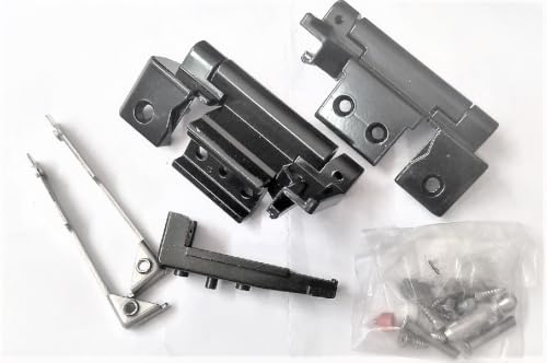 Kit Cerniere per Anta Ribalta Savio Nero Lucido con Viti