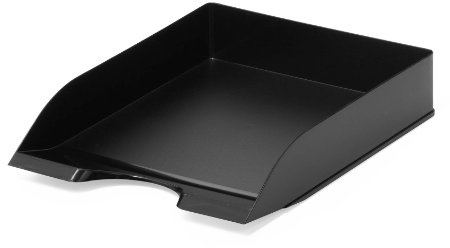 Durable Briefablage BASIC, Briefkorb stapelbar, Polystyrol, DIN A4 bis C4, 253x63x337mm, schwarz
