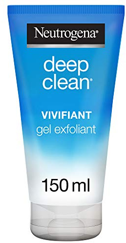 Neutrogena | Belebendes Peeling-Gel Deep Clean (150 ml Tube) - Gesichtsgel zur porentiefenden Reinigung - Reinigungsgel mit Peeling-Mikrokügelchen für eine frische, belebte Haut