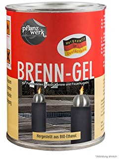 Pflanzwerk® Jardinière Godet de planteur Premium Gel Combustible *Ethanol Bio*sans suie*sans fumée*Produits allemands de qualité*