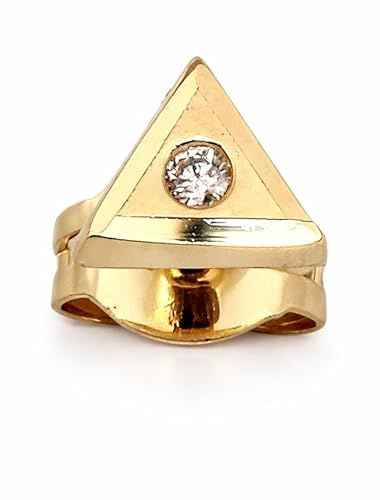 Herrörhänge guld 585 briljant 0,01 ct. Stiftörhängen för män, Gult guld, Diamant