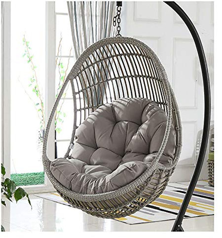 XCYYBB Uovo Appeso Amaca Cuscino Poltrona Singolo Addensare Aumentare Cesto Appeso Cuscino Famiglia Divano Antiscivolo Comoda per Sedia Swing Cuscino