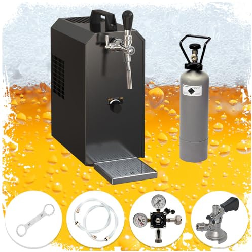 ich-zapfe Ensemble Complet Tireuse a Biere - Jet 30 Machine a Biere, Pompe a Biere 1 Ligne, 35 litres/h, Professionnelle, tête de distribution: Type M
