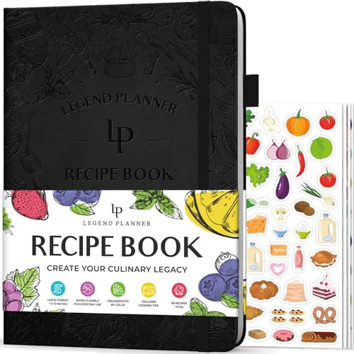 Libro di ricette leggenda nero
