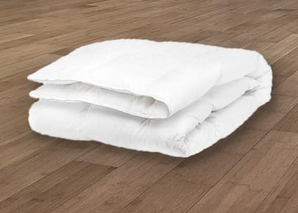 Home Tresor - Piumino Singolo Estivo Leggero 100 gr | Interno Piumino Sintetico in Morbida Microfibra Anallergica Primaverile Estivo Bianco Singolo cm. 155 x 200