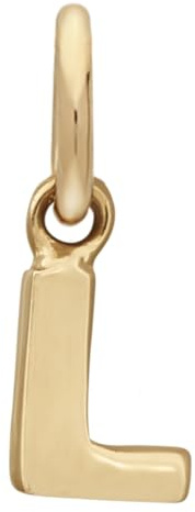 JC Schmuck | Buchstaben Goldanhänger | Anhänger 585 Gelbgold | Initialien Kettenanhänger Unisex Kinder Damen inkl. Schmucketui 14 Karat | 283 077