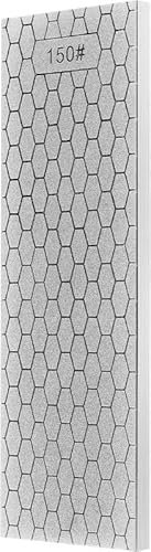 SATC Diamond Sharpening Stone 2 Side Grit 150/600 Diamond Plate Honing Stone Sharpening Stone for Kitchen Knives, Outdoor Tools and Small Tools (198×70mm/ 7.8 ×2.75 Inch)