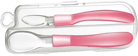Vaguelly 1satz Silikon Babylöffel Ergonomischer Lernlöffel Für Selbstständiges Rutschfester Griff Leicht Und Langlebig Für Brei Und Beikost Attraktiven Farben