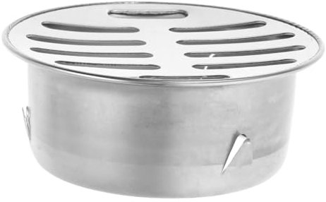 NUOBESTY Stainless Steel Round Drain Cover Floor Drain Cover for Outdoor Patio and Landscaping Protection