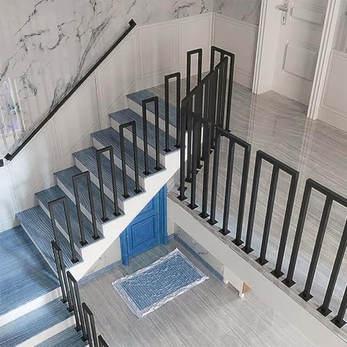 d Il per Scale Ringhiere in Metallo Antiscivolo per Interni ed Esterni Pali di Supporto di Transizione Facili da installare con Design retrò in Ferro battuto Ideale per Anziani e disabili Forma a U 6