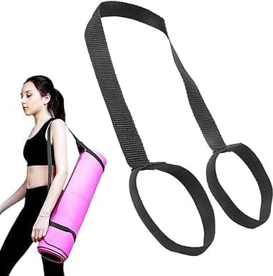 Wwyan Yoga Mat Straps For Carrying - Yoga Mat Elastic Straps,Adjustable Yoga Carrying Strap Holder Straps,Exercise Mat Carrier Strap,Weight Loss Fitness Binding Rope,Exercise and Fitness Accessories
