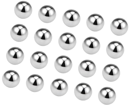 Gyrodymix 20 Stück Stahlkugeln Lagerkugeln 3,5mm Feste Lagerkugeln Kugellager Chromstahl Kugeln Präzisionskugeln Langlebiges Produkt