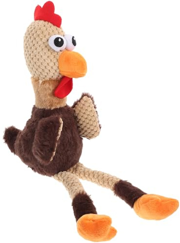 SOLUSTRE Giocattolo da Mordere per Animali Domestici a Forma di Pollo Giocattolo Creativo e Comodo da Mordere per Cani per Evitare Noia e Migliorare Benessere