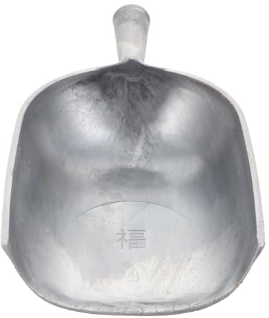 TOYANDONA Cucchiaio da Portata in Alluminio Argento, Monopezzo Resistente e Spesso, per Cucina e Ristoranti, Pratico e Durevole