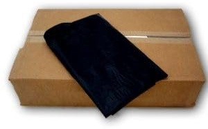 Abbey Black Refuse Sacks/Bin Bags/Bin Liners 56 Gauge (200 Pack)