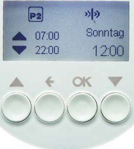 Temporizador para persianas, plataforma berker.Net, para serie berker R.1 de hager, blanco polar, brillo