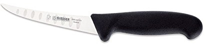 Johannes Giesser Messerfabrik Ausbeinmesser mit Kullenschliff, Grau, 13 cm, 10121289C00000310