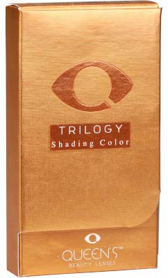 Soleko Queen 's Trilogy - Lentes mensuales de colores, 2 unidades Pearl Grey