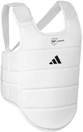 adidas Karate, protezione per il petto, per adulti, bambini, uomini, donne, approvata dalla WKF