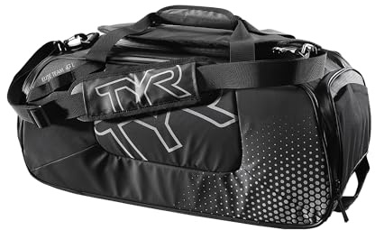 TYR Unisex-Erwachsene Elite Team Gym Duffle Tasche, schwarz, Einheitsgröße