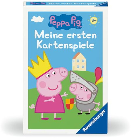 Ravensburger Peppa Pig : Mes Premiers Jeux de Cartes - Jeu pour Enfants dès 3 Ans