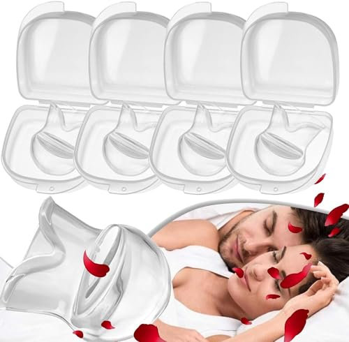 EXQST Silikon Quietnights Zungenfixierer, Schnarchen zerstörend, Zungenfixierer, Schnarchbeseitigung, Schnarchlinderung, geeignet für Männer und Frauen