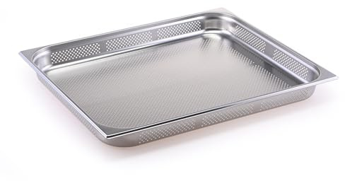 GN Behälter Gastronorm 2/1 Edelstahl perforiert (65 Millimeter)
