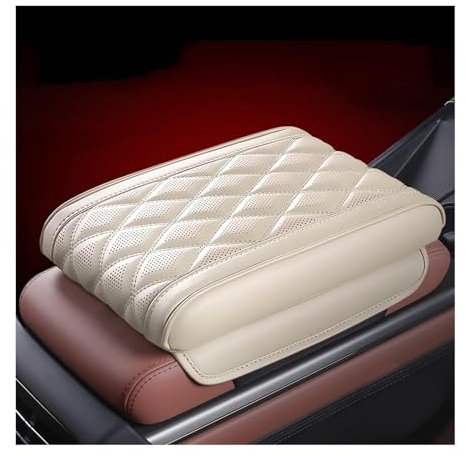 LIYUANMU Auto Leder Mittelkonsolen Armlehne Kissen für Alfa Romeo 159, Armlehnenschoner Polster Schutzabdeckung Armlehnenbox Abdeckung Mittelkonsole Pad Zubehör,A/4