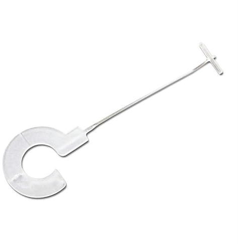 5000 Pieces Tagging Gun Fasteners, White J Hook Clothing Tagging Barbs Plastic Refill Pin Price Tags for Shops, Boutiques, Clothing Store (15mm/0.59in)